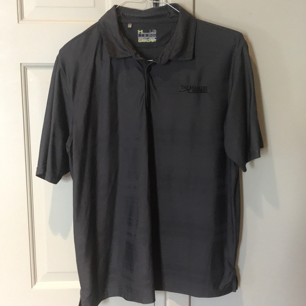 UNDER ARMOUR Dark gray golf polo